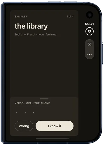 iPhone Duo, closed, dark
